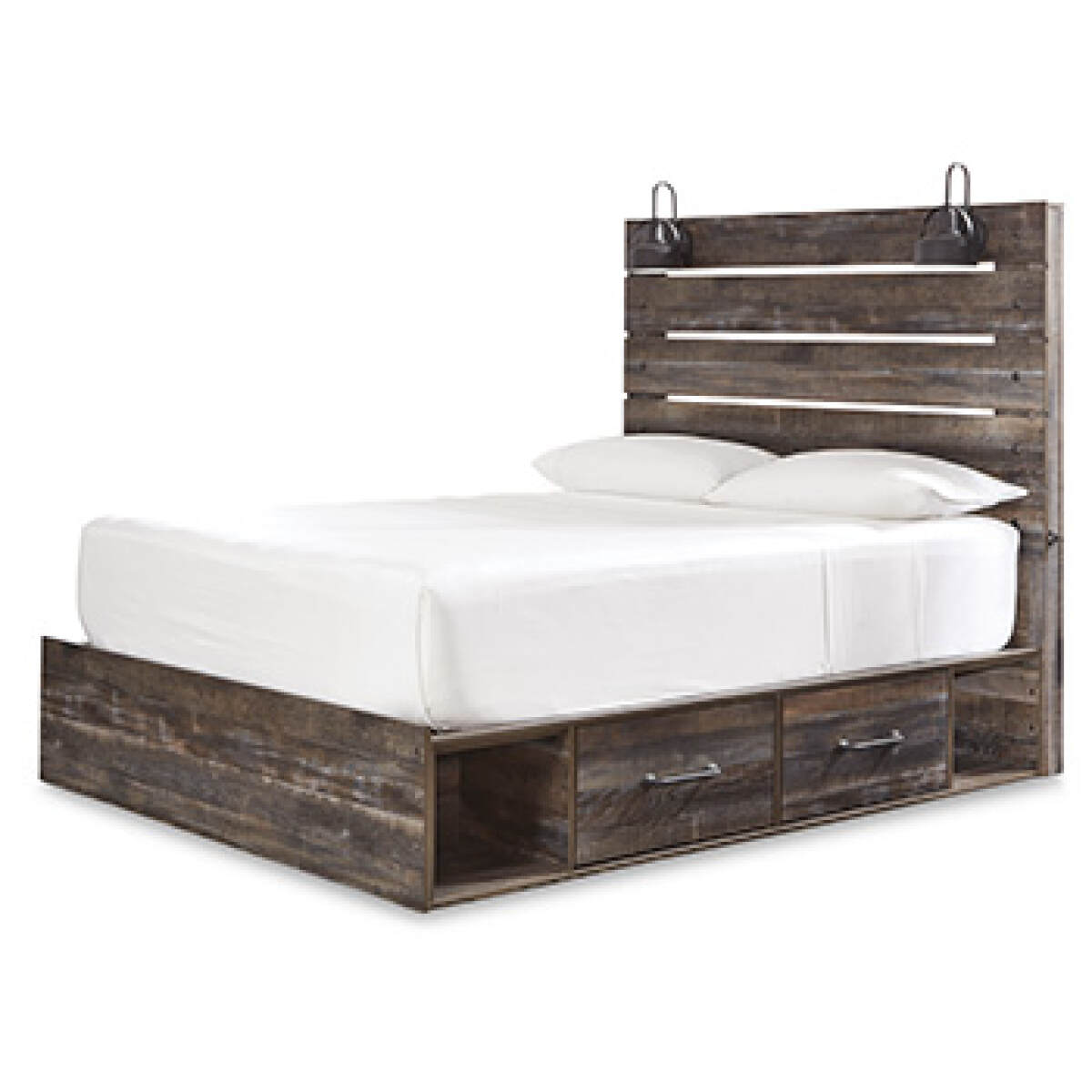 4ba02f4b9a5dfe5bd110b292990f959a Drystan Queen Panel Bed with 4 Storage Drawers - Image 1