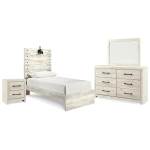 Cambeck Twin Panel Bed, Dresser, Mirror and Nightstand