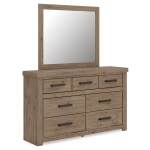 Oliandon Queen Panel Bed, Dresser and Mirror - Image 4
