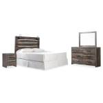 Drystan King Panel Headboard with Metal Frame, Dresser, Mirror, and Nightstand - Image 3