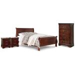Alisdair Queen Sleigh Bed, Chest and 2 Nightstands