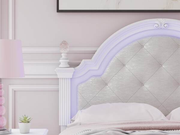 Kozlani Full Upholstered Panel Headboard - Image 6