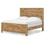 Maystonna King Crossbuck Panel Bed - Image 4