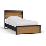 Kozmour Twin Bookcase Complete Bed Frame