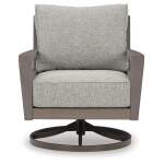 Hillside Barn Outdoor Swivel Lounge with Cushion - Image 4