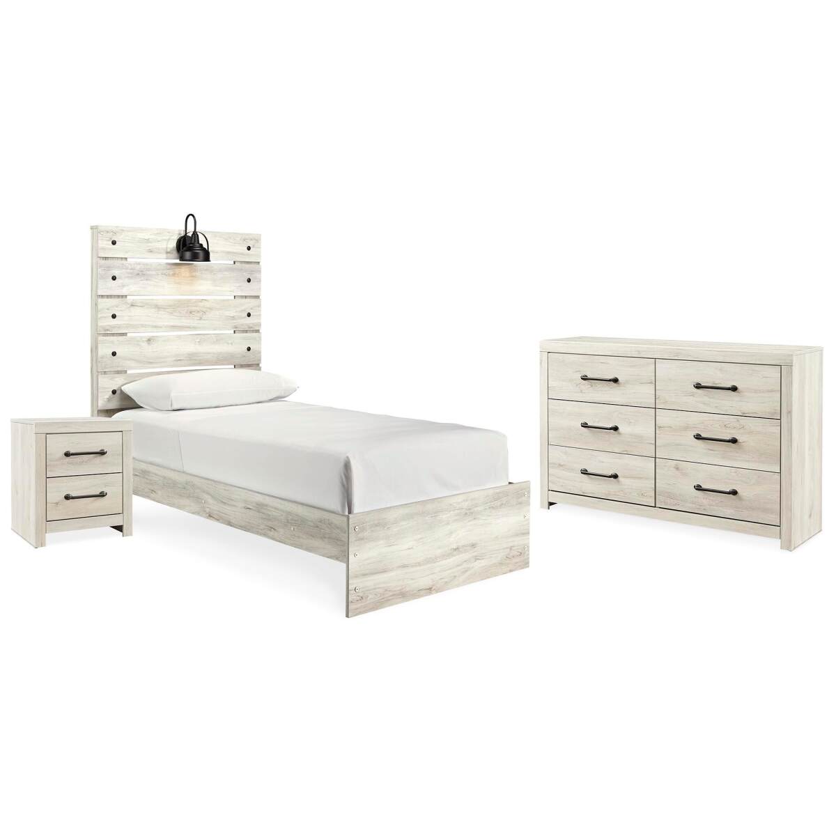 4e4e23c7aee981756354c5c66304e682 Cambeck Twin Panel Bed, Dresser and Nightstand - Image 1