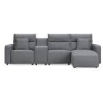 Modmax II 4-Piece Reclining Sectional with Chaise and Console
