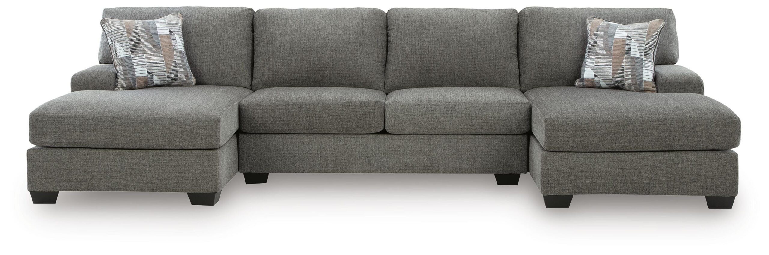 4ee3c5f26e293cdb9073ac359c360845 Clarington 3-Piece Sleeper Sectional with Double Chaise - Image 1