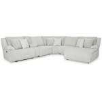 Top Tier 6-Piece Reclining Sectional with Chaise