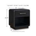 Rowanbeck King Panel Bed, Dresser, Mirror, Chest and Nightstand - Image 19