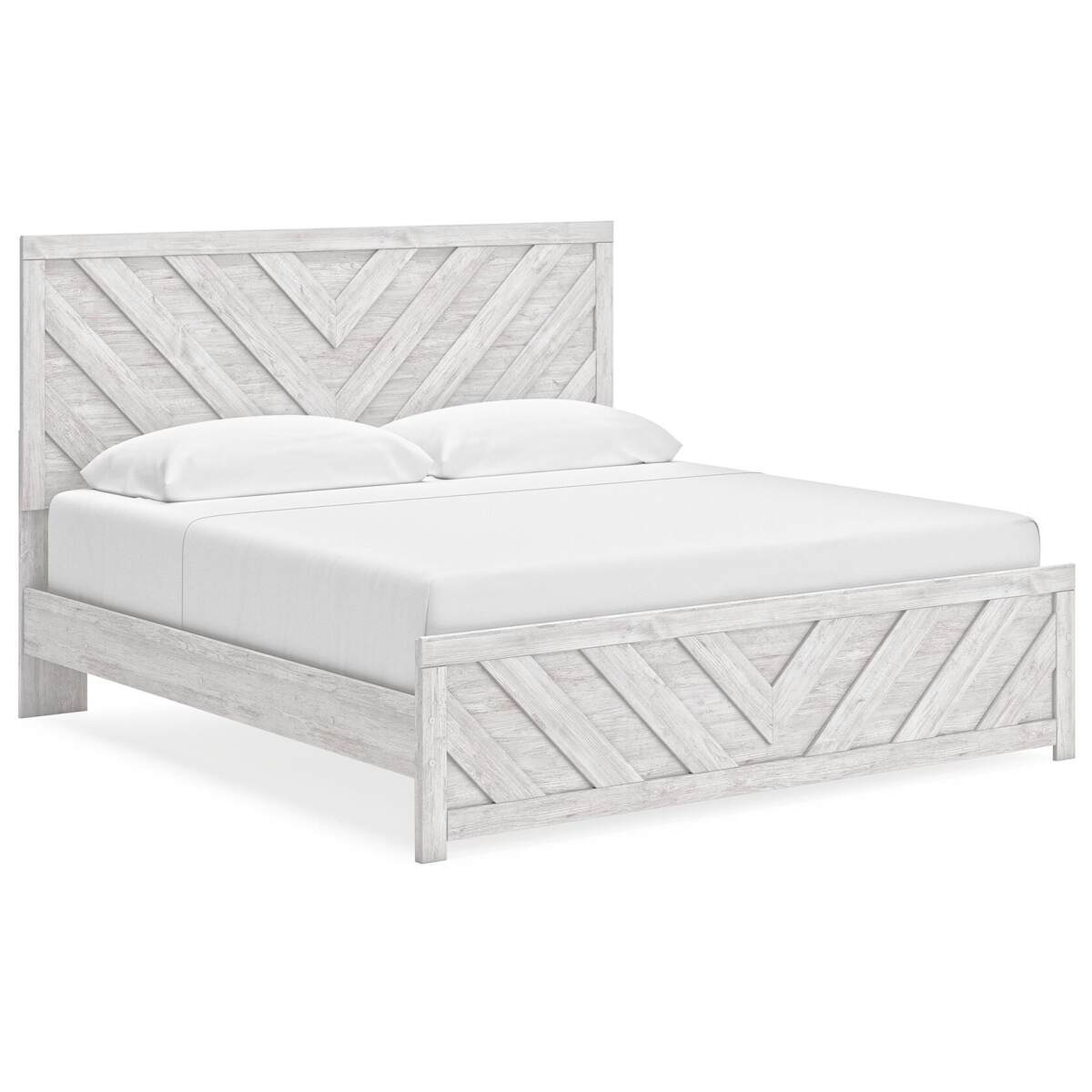 4f40fdddba6c26d4505a73a0e32768da Cayboni King Panel Bed - Image 1