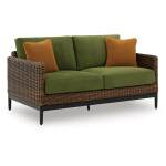 Horizon Hall Outdoor Loveseat with Cushion - Image 2
