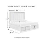 Chalanna King Upholstered Storage Bed - Image 12