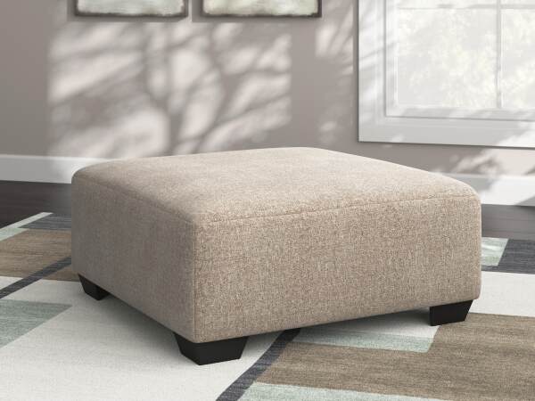 Newellen 3-Piece Sectional and Oversized Ottoman - Image 11