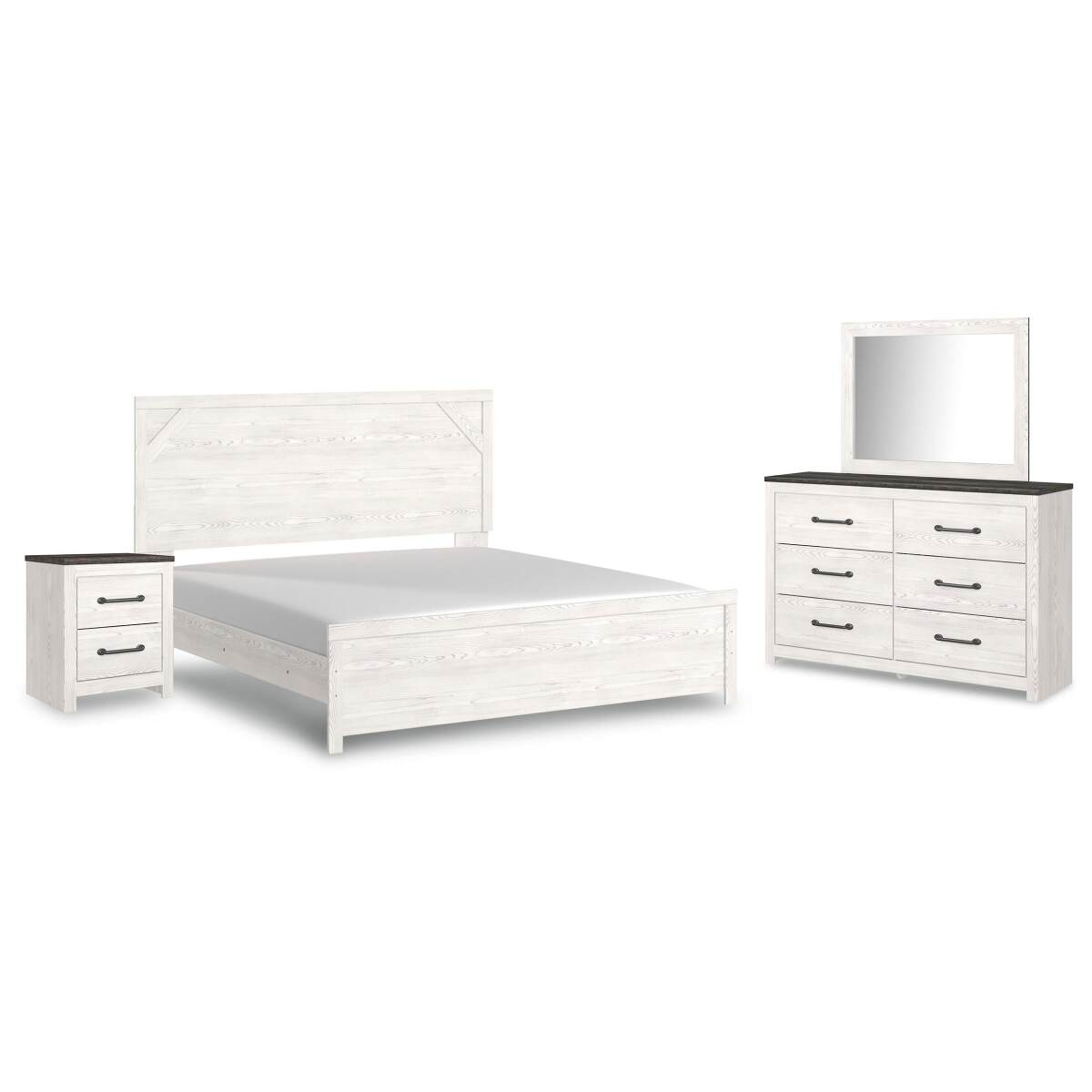 50516d8c5db2d121d23c6c5bab5c7293 Gerridan King Panel Bed with Mirrored Dresser and Nightstand - Image 1