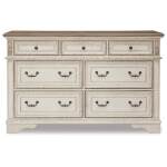 Realyn King Upholstered Panel Bed and Dresser - Image 5
