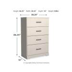 Stelsie Dresser, Mirror, Chest and Nightstand - Image 14