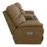 Trouper Power Reclining Loveseat w/ Headrest, Lumbar & Console - X49724 - Image 5