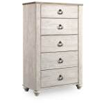 Willowton Queen Sleigh Bed, 2 Dressers, Mirror, Chest and 2 Nightstands - Image 6