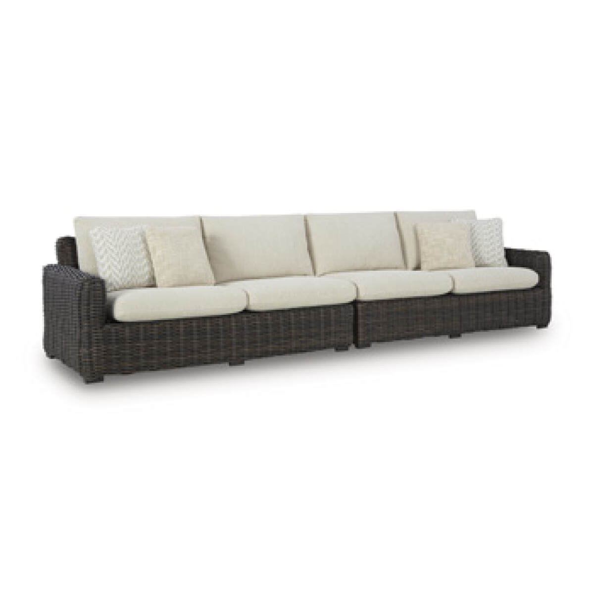 51c63b78ae644fa78dc6030fb3560a15 Kimora Outdoor Right and Left-arm Facing Loveseat with Cushion (Set of 2) - Image 1