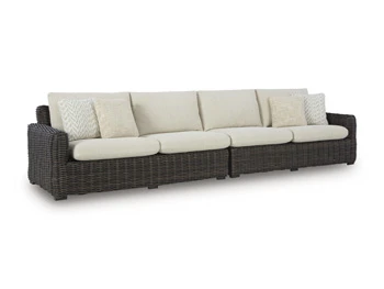 51c63b78ae644fa78dc6030fb3560a15 Kimora Outdoor Right and Left-arm Facing Loveseat with Cushion (Set of 2) - Image 1