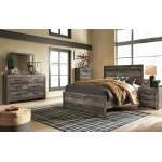 Wynnlow Queen Panel Bed, Dresser, Mirror, Chest and 2 Nightstands - Image 2