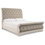 Realyn Queen Upholstered Sleigh Bed and Chest - Image 3