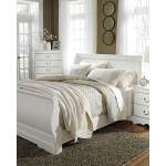 Anarasia Queen Sleigh Bed with Chest of Drawers and Nightstand - Image 2