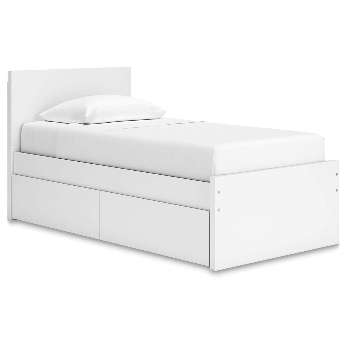 529a9e8d1dbb9aad7620805d1e0f0eb4 Onita Twin Panel Platform Bed with 1 Side Storage - Image 1