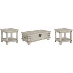 Carynhurst Coffee Table and 2 End Tables