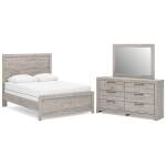 Broachmyn Full Panel Bed, Dresser and Mirror