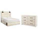 Cambeck Queen Panel Bed with Storage and Dresser - Image 2