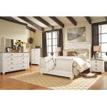 Willowton Queen Sleigh Bed, 2 Dressers, Mirror, Chest and 2 Nightstands - Image 3