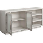 Perry 65" Console W/ 2 Doors MAA1242-WHI - Image 7