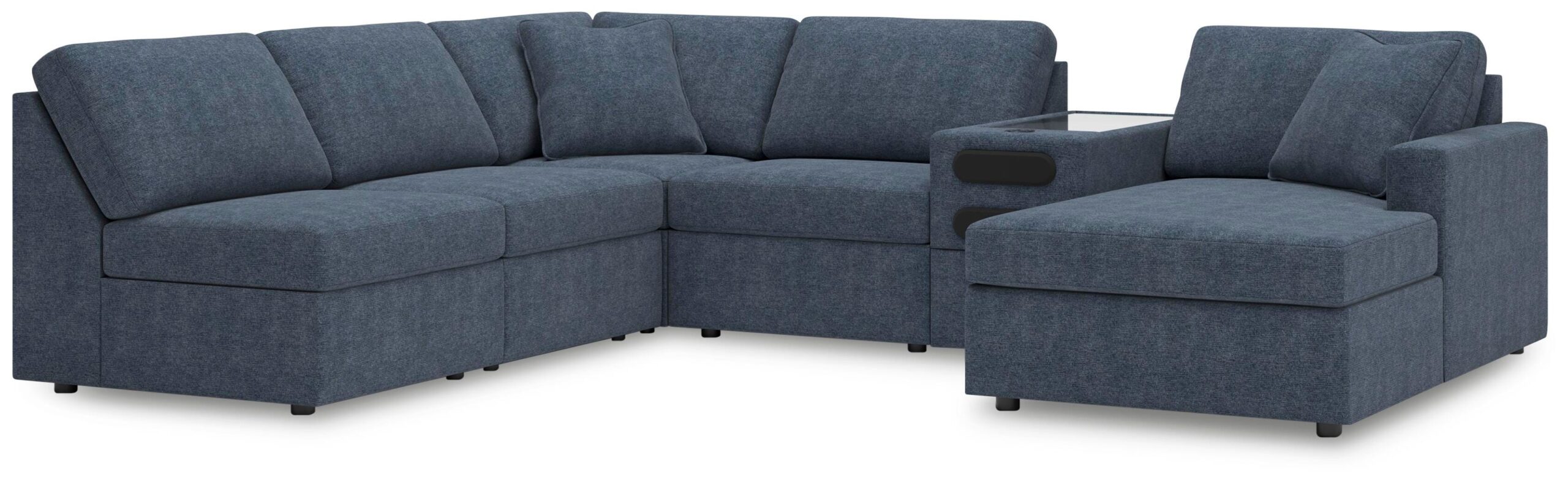 537410f3c1207556a1d853508773fd67 Modmax 6-Piece Sectional with Chaise - Image 1