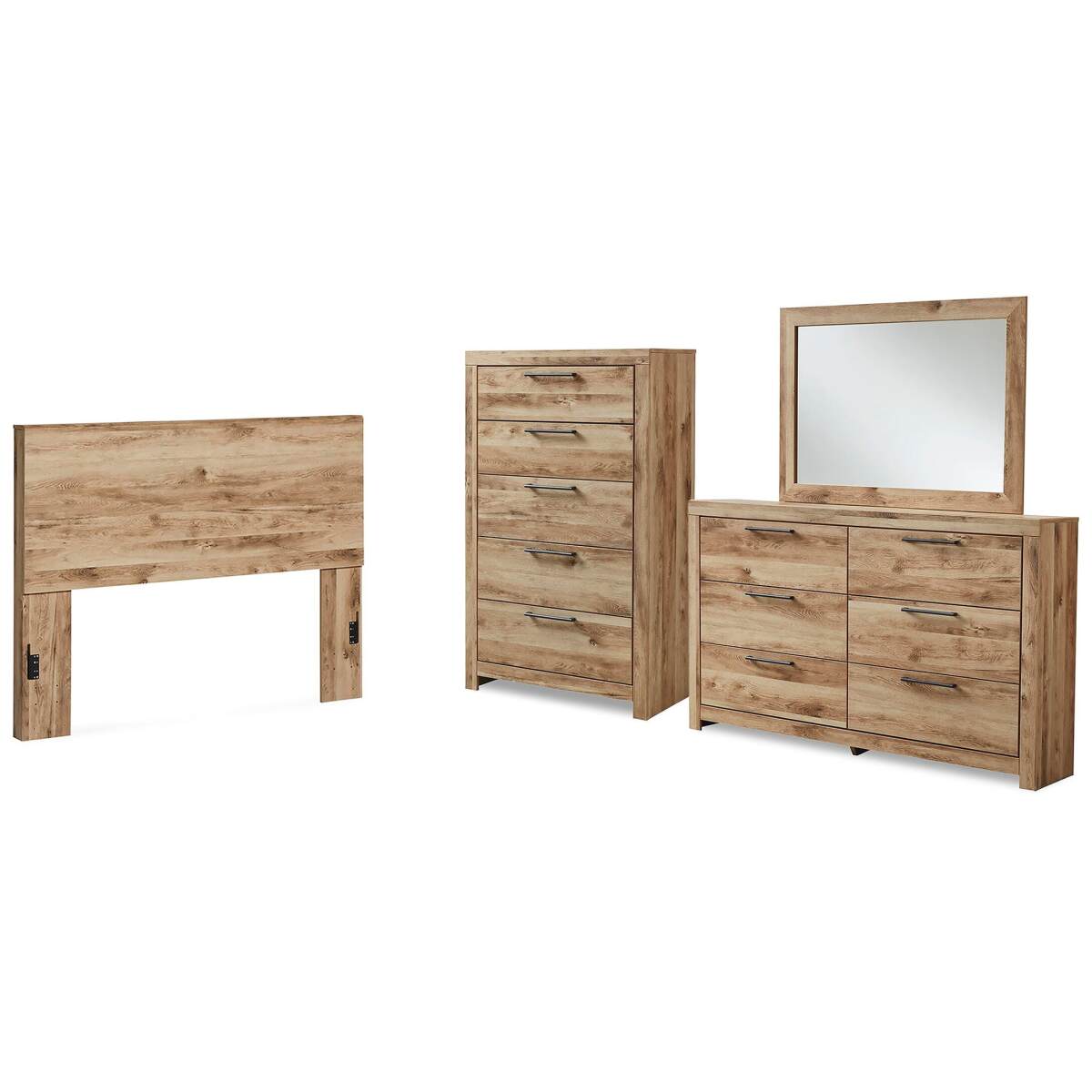 53ae36be3f99248db5e199768cbee2a8 Hyanna Queen Panel Headboard, Dresser, Mirror and Chest - Image 1