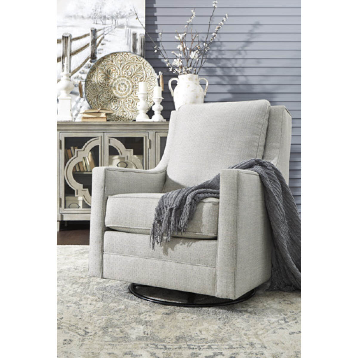 53bb0a1c0ce25d60f02b8cbb4db2c98e Kambria Swivel Glider Accent Chair - Image 1