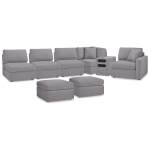 Modmax 6-Piece Sectional and 2 Ottomans - Image 2