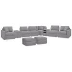 Modmax 8-Piece Sectional and 2 Ottomans