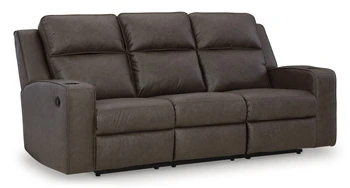 54b07a95ea28cc2a4c46ebb46e2741ce Lavenhorne Reclining Sofa with Drop Down Table - Image 1