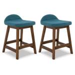 Lyncott Counter Height Bar Stool (Set of 2)