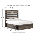 Drystan Full Panel Bed with 4 Storage Drawers - Image 5