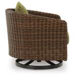 Horizon Hall Outdoor Swivel Lounge Chair with Cushion - Image 6