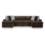 Midnight-Madness 4-Piece Double Chaise Sectional