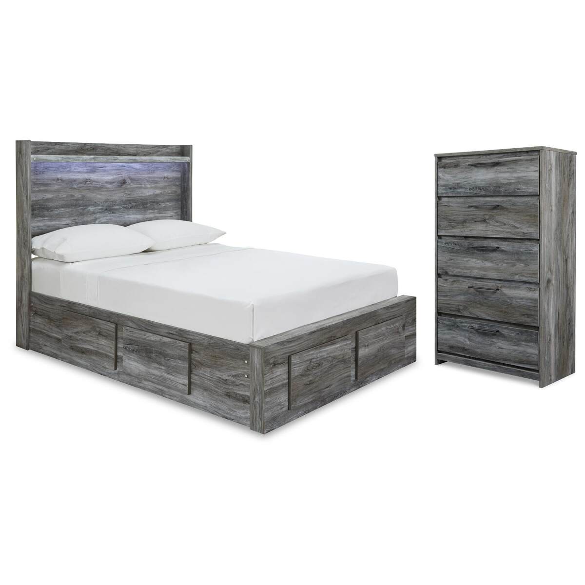 564f456cdec8040b37d946d94f3ef4f7 Baystorm Full Storage Bed and Chest - Image 1