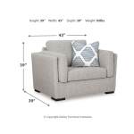 Evansley Oversized Chair and Ottoman - Image 4