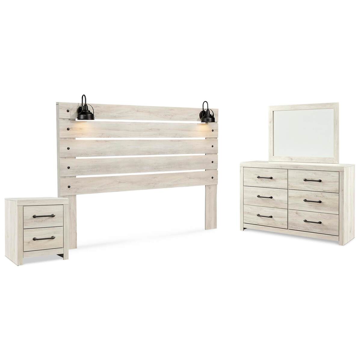 56d16c45942151176102fe806a3a36af Cambeck King Panel Headboard, Dresser, Mirror and Nightstand - Image 1