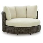 Kimora Outdoor Swivel Lounge Chair with Cushion - Image 2