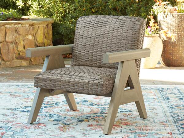 Cliff Trails Outdoor Rocking Lounge Chair - Image 3