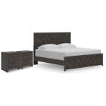 Prendonea King Panel Bed and 2 Nightstands - Image 2